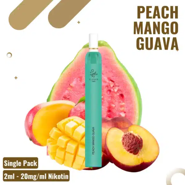 Elfbar - T600 - Einweg E-Zigarette - PEACH MANGO GUAVA - 20mg - CP