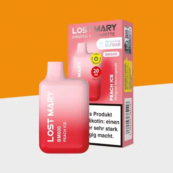Lost Mary by Elfbar – Peach Ice – Einweg Vape