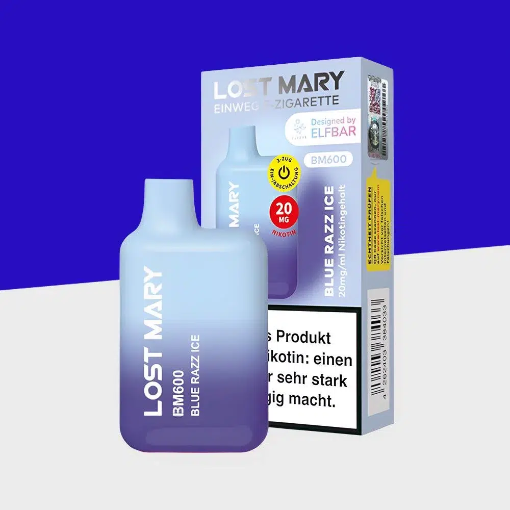 Lost Mary by Elfbar – Blue Razz Ice – Einweg Vape