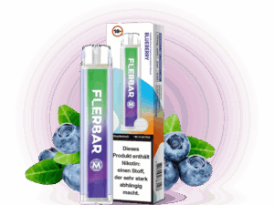 Flerbar – Einweg E-Zigarette – Blueberry – 0mg – Nikotinfrei