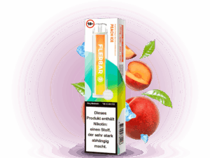 Flerbar – Einweg E-Zigarette – Peach Ice – 0mg – Nikotinfrei